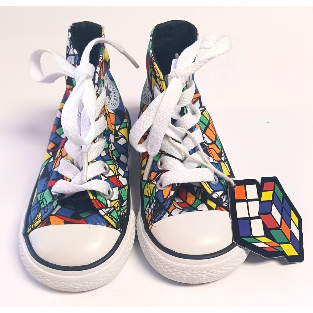 Converse Chuck Taylor Rubiks Cube High Top Size 5 Infant NWT 2008 Century Boxed